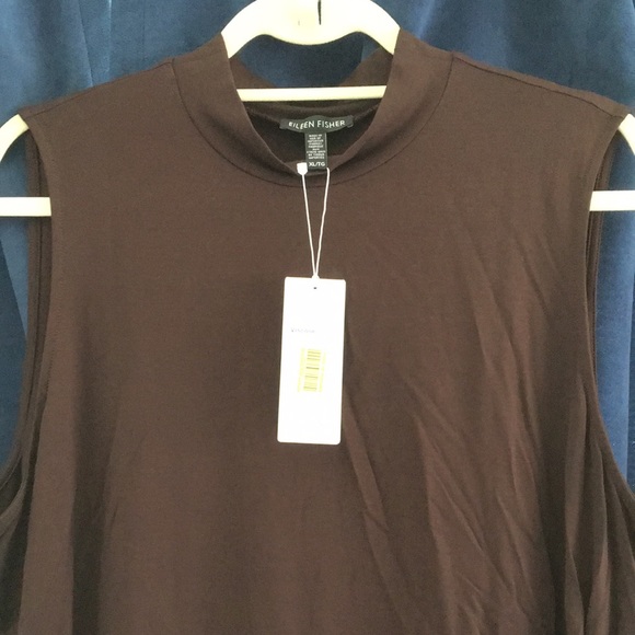 NWT Eileen Fisher | Mock Neck Tank - Picture 4 of 4